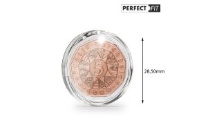 ΚΑΨΟΥΛΕΣ ΝΟΜΙΣΜΑΤΩΝ ULTRA PERFECT FIT ΓΙΑ ΑΥΣΤΡΙΑΚΑ 5 ΕΥΡΩ (28,50mm) ΠΑΚ/10